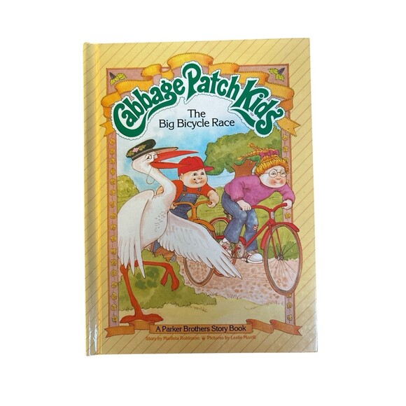 The Cabbage Patch Kids The Big Bicycle Race Children’s Book Vintage 1984 - Picture 1 of 4